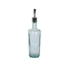 Olie- of azijnfles met facetten, gerecycled glas, 500 ml
