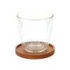 Onderzetter rond, donker acaciahout, Ø 9,5 cm