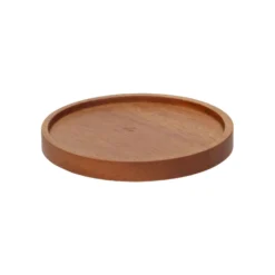 Onderzetter rond, donker acaciahout, Ø 9,5 cm