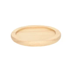 Onderzetter rond, rubberhout, Ø 9,5 cm