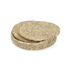 Onderzetters, zeegras, set van 4, Ø11 cm