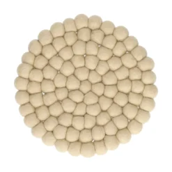 Onderzetter, vilt, kiezel, Ø 21 cm