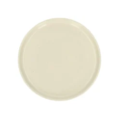 Ontbijtbord, steengoed, beige, spikkel, Ø 20,5 cm
