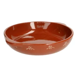 Ovenschaal met takjes, terracotta, Ø 25 cm