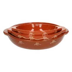 Ovenschaal met takjes, terracotta, Ø 18 cm