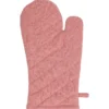 Ovenwant, bio-katoen, oud roze gemêleerd