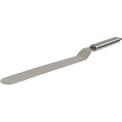 Palet-/ glaceermes, gebogen, roestvrijstaal 37 cm