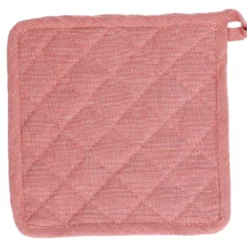 Pannenlap, bio-katoen, oud roze gemêleerd