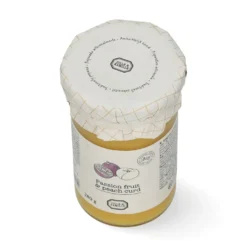 Passionfruit & peach curd, biologisch, 280 gram