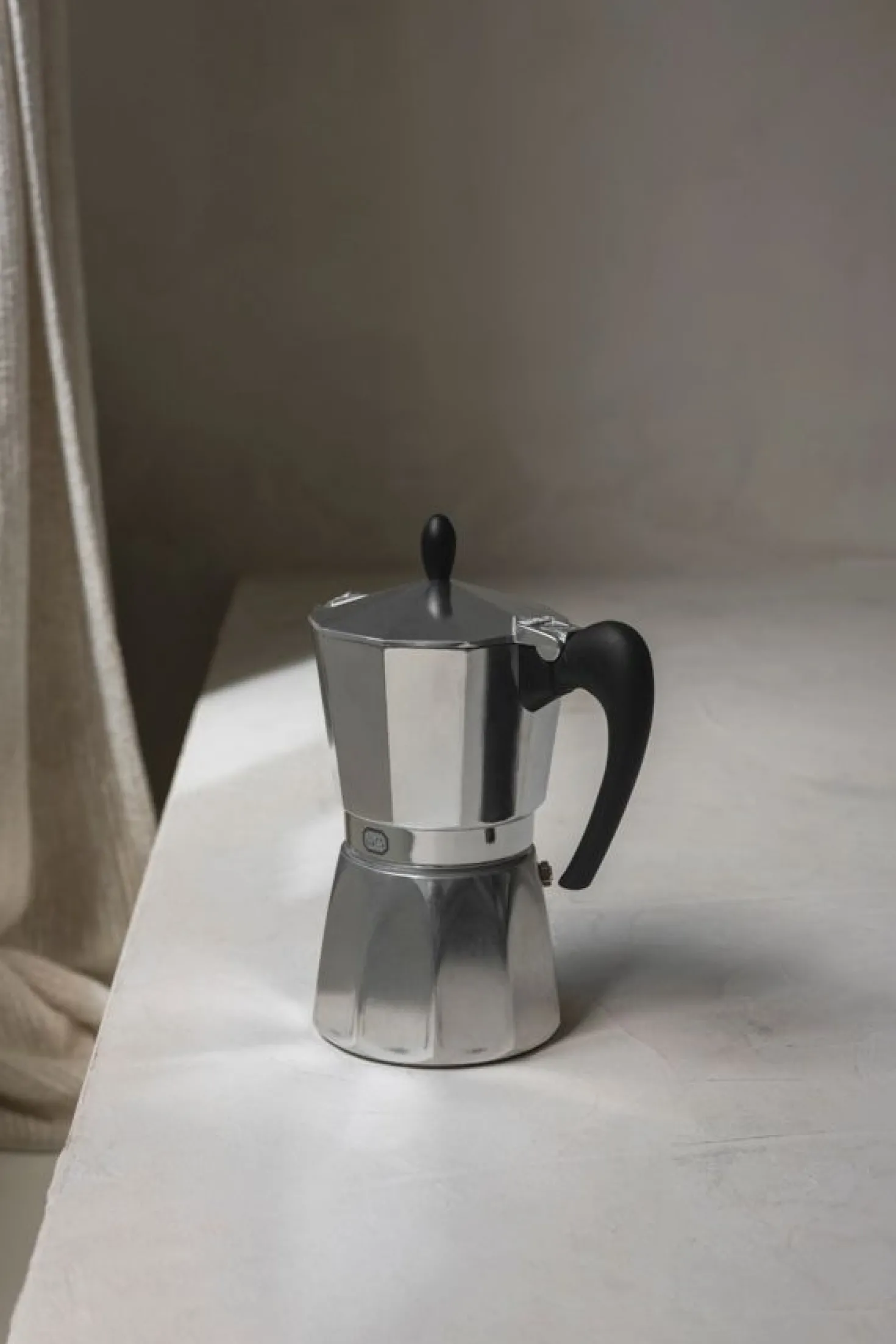 Percolator, 3 kops, aluminium, rvs