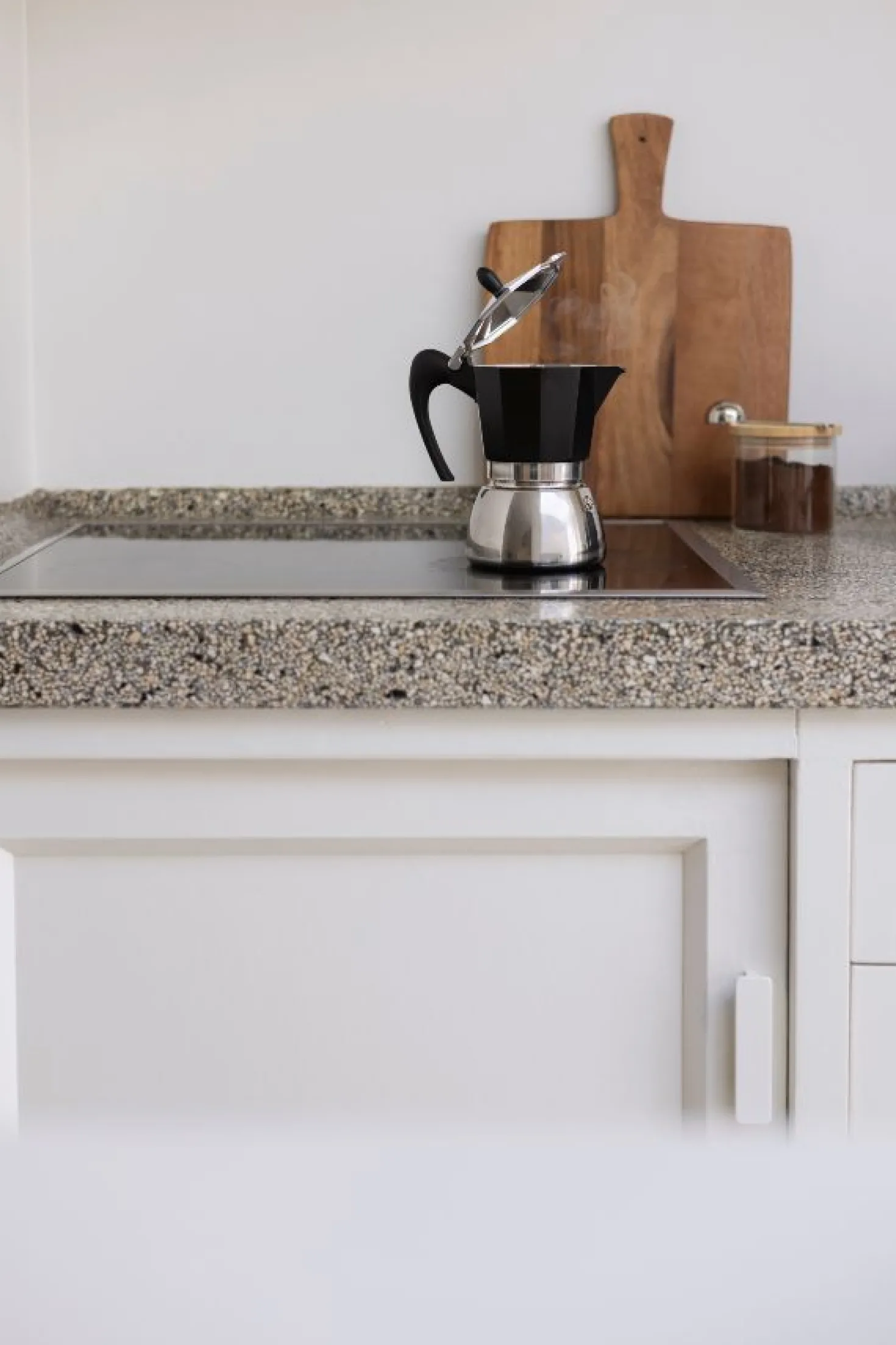 Percolator, 3 kops, aluminium, rvs