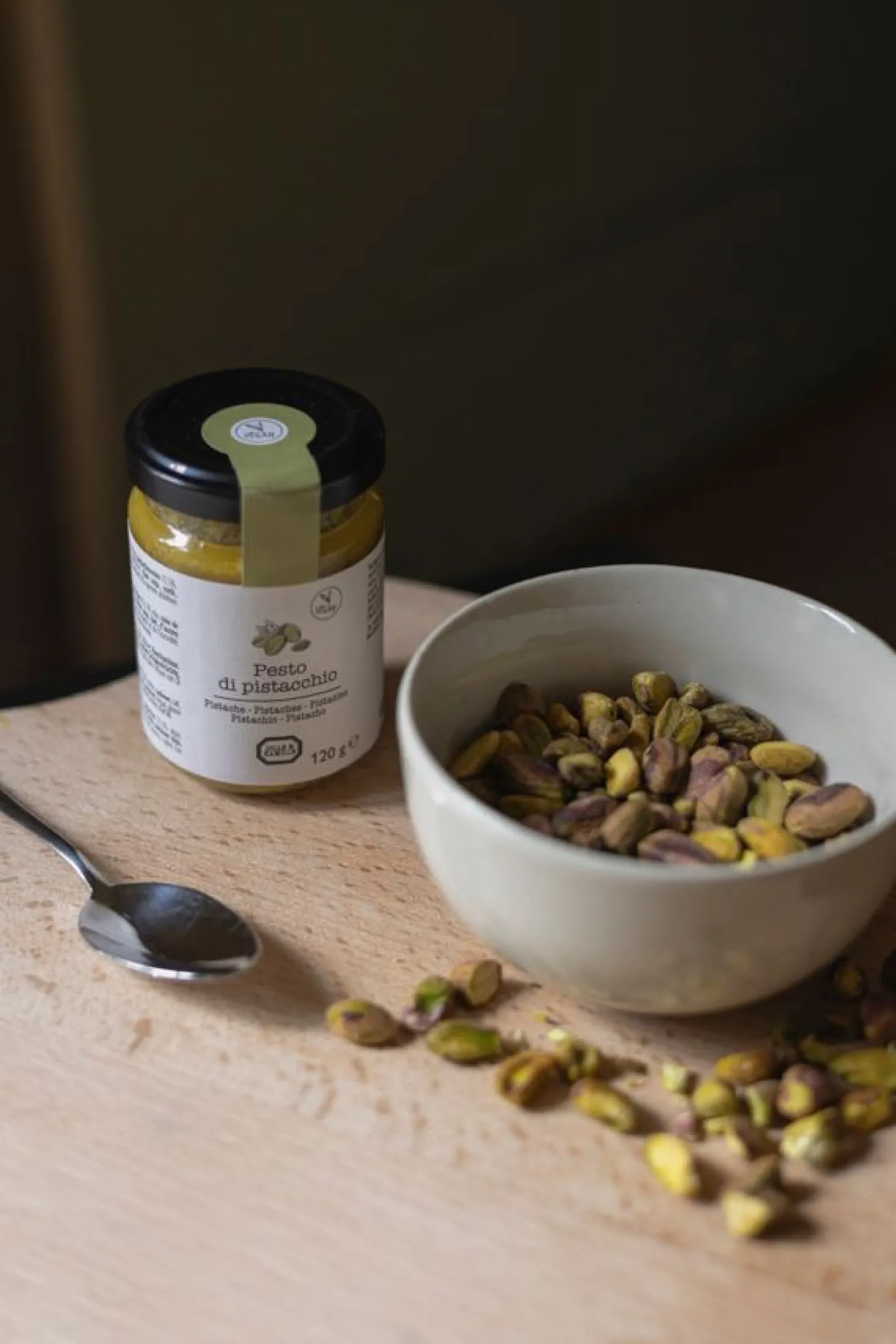 Pesto di pistacchio, vegan, lactose- en glutenvrij, 120 gram