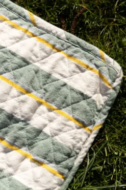Picknickkleed, recycled katoen, gestreept, 150 x 200 cm