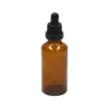 Pipetflesje, bruin glas, 50 ml