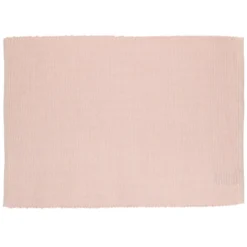 Placemat geribbeld, GOTS bio-katoen, violet, 35 x 50 cm