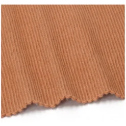 Placemat geribbeld, GOTS bio-katoen, bruin, 35 x 50 cm