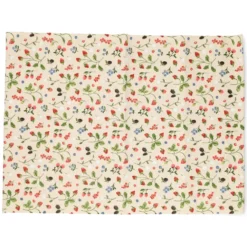 Placemat, GOTS bio-katoen, rood fruit, 35 x 50 cm