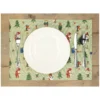Placemat, GOTS bio-katoen, winterbos, 35 x 50 cm