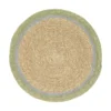Placemat naturel, zeegras, groen, Ø38 cm