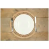 Placemat rond, open, zeegras, Ø 38 cm
