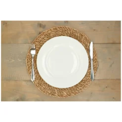 Placemat rond, zeegras, Ø 38 cm