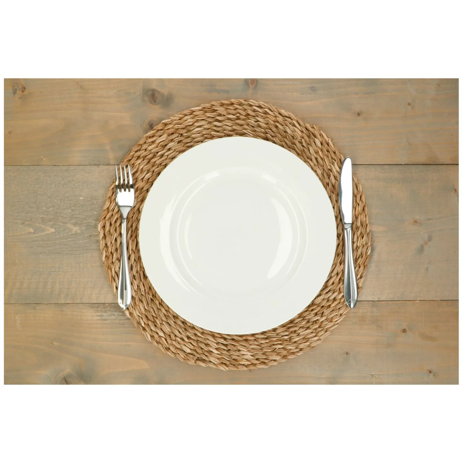 Placemat rond, zeegras, Ø 38 cm