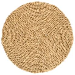 Placemat rond, zeegras, Ø 38 cm