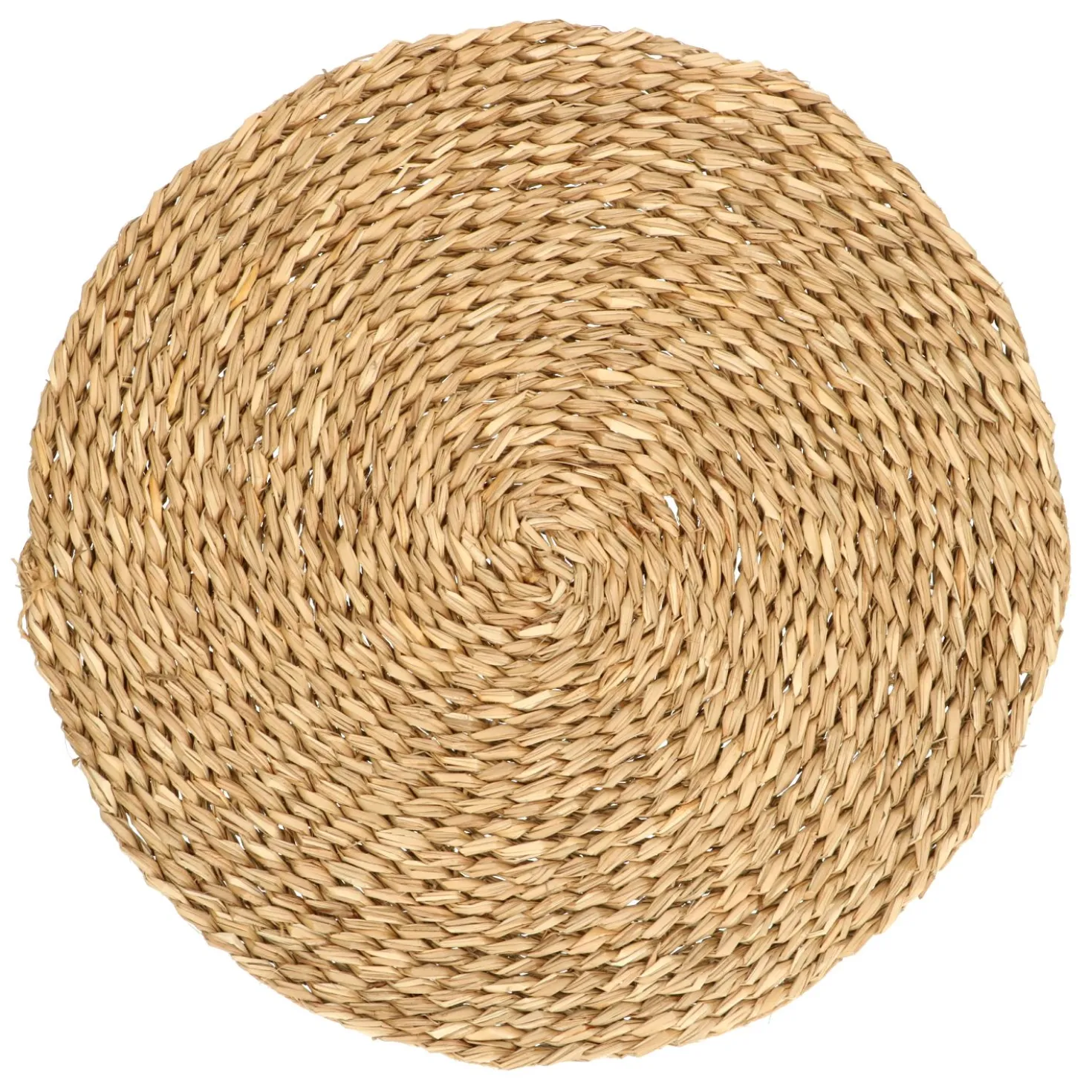 Placemat rond, zeegras, Ø 38 cm