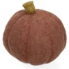 Pompoen rond, vilt, paars, Ø12 cm