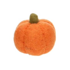 Pompoen, vilt, oranje, ca. 8 cm