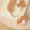 Puzzel eekhoorn, hout, drie stukjes