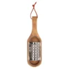 Rasp met opvangbak, metaal en hout, 24 ,5 cm