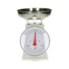 Retro keukenweegschaal, metaal, wit, 3 kg