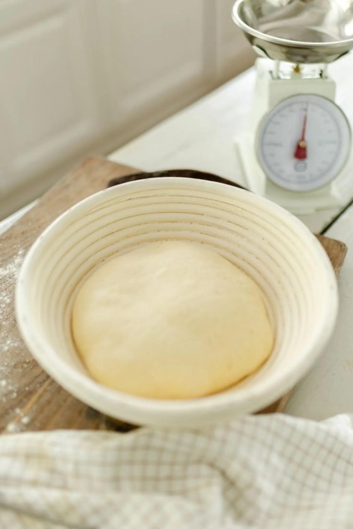 Rijsmandje, rotan, rond, Ø 25 cm (800 tot 1000 gram)