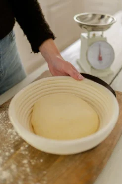 Rijsmandje, rotan, rond, Ø 25 cm (800 tot 1000 gram)