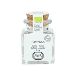 Saffraan, potje, biologisch, 0,5 gram