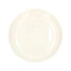 Schaal, organisch, porselein, wit, Ø 28 cm x 5,5 cm