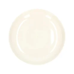 Schaal, organisch, porselein, wit, Ø 28 cm x 5,5 cm
