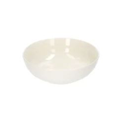 Schaal, organisch, porselein, wit, Ø 22 cm x 7 cm