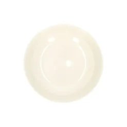 Schaal, organisch, porselein, wit, Ø 22 cm x 7 cm