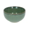 Schaal reactieve glazuur, steengoed, groen, Ø 10,8 cm