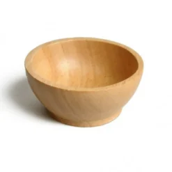 Schaaltje rubberhout, rond, Ø 9 cm
