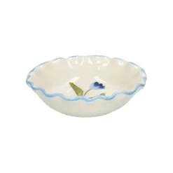 Schaaltje, steengoed, blauwe tulp, Ø 9 cm