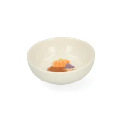 Schaaltje, steengoed, egel met een pompoen, Ø9 cm