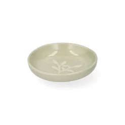 Schaaltje, steengoed, groen, takje, Ø8 cm