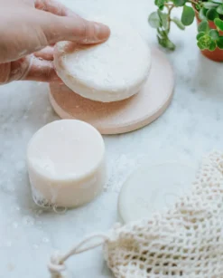 Schaaltje voor shampoo of conditioner bar, kiezelaarde