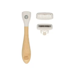 Scheermes, bamboe handvat, starterkit