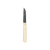 Schilmesje gebogen, Nogent, beukenhouten handvat, 18 cm