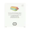 Schoolbordkrijt, 12 stuks, kleur