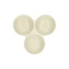 Serveerschaal, steengoed, beige, spikkel, Ø 20,5 cm